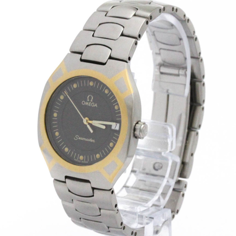 歐米茄海馬系列北極星18K金精鋼男士腕錶396.1022拋光款-1