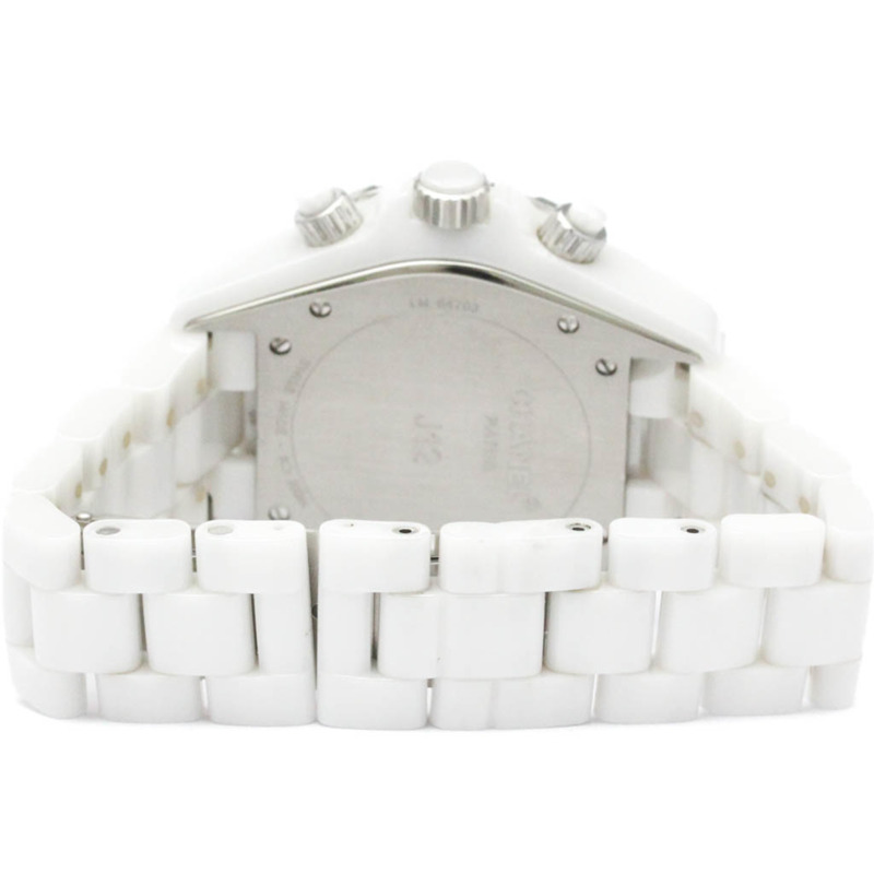 香奈兒 J12 計時碼錶鑲鑽陶瓷自動腕錶 H2009-4