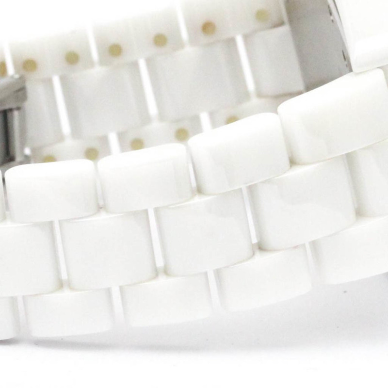 香奈兒 J12 計時碼錶鑲鑽陶瓷自動腕錶 H2009-6