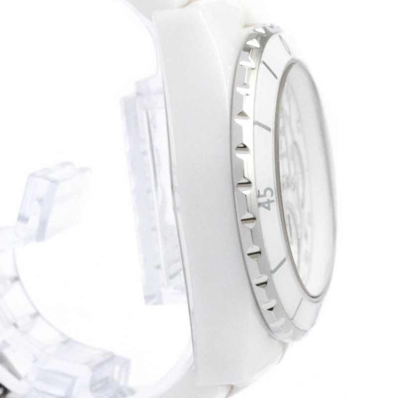 香奈兒 J12 計時碼錶鑲鑽陶瓷自動腕錶 H2009-7