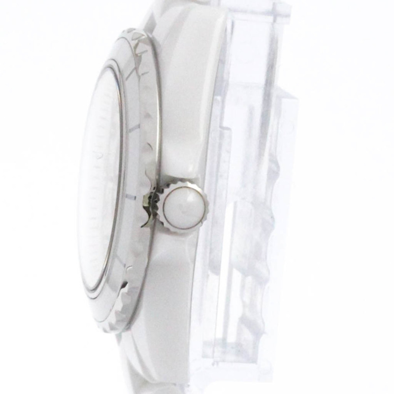 香奈兒 J12 鑲鑽珍珠貝母錶盤陶瓷石英女士腕錶 H2570-3