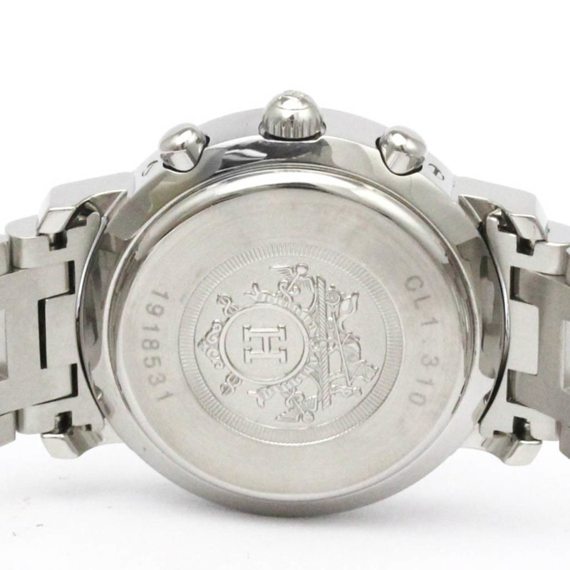 HERMES Clipper 計時鋼石英女錶 CL1.310(外裝仕上げ済み)-5