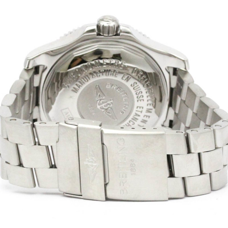 百年靈超級海洋44鋼製自動男士腕錶A17391拋光款-4