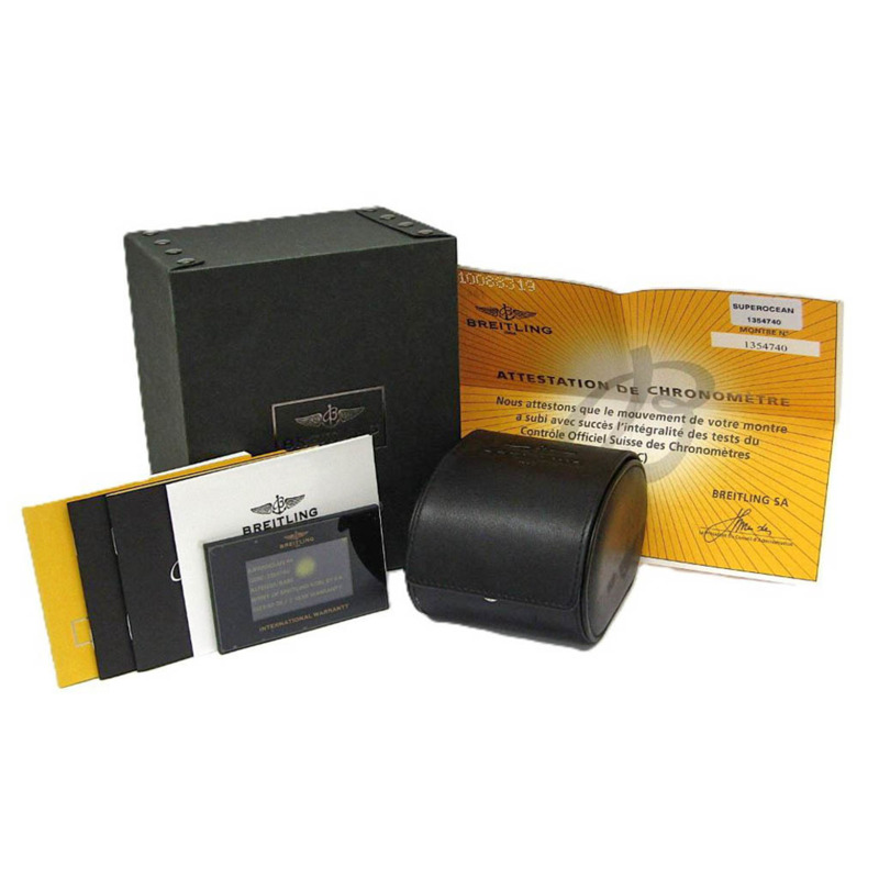 百年靈超級海洋44鋼製自動男士腕錶A17391拋光款-5