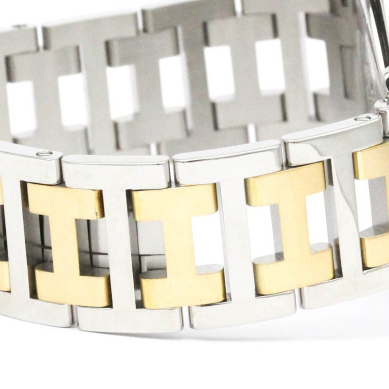 愛馬仕 Clipper 鍍金鋼石英男士腕錶 CL6.720 拋光-6