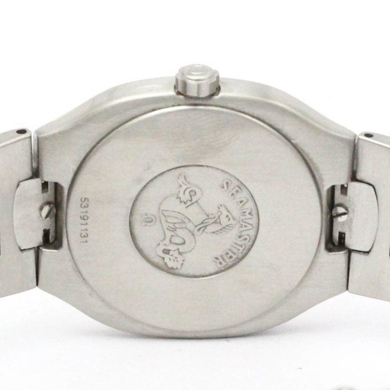 歐米茄海馬系列北極星18K金精鋼男士腕錶396.1022拋光款-6