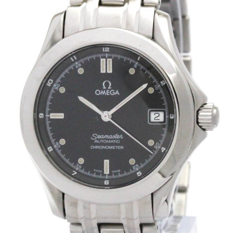 歐米茄海馬系列120公尺天文台認證自動男士腕錶 2501.50 拋光款-0