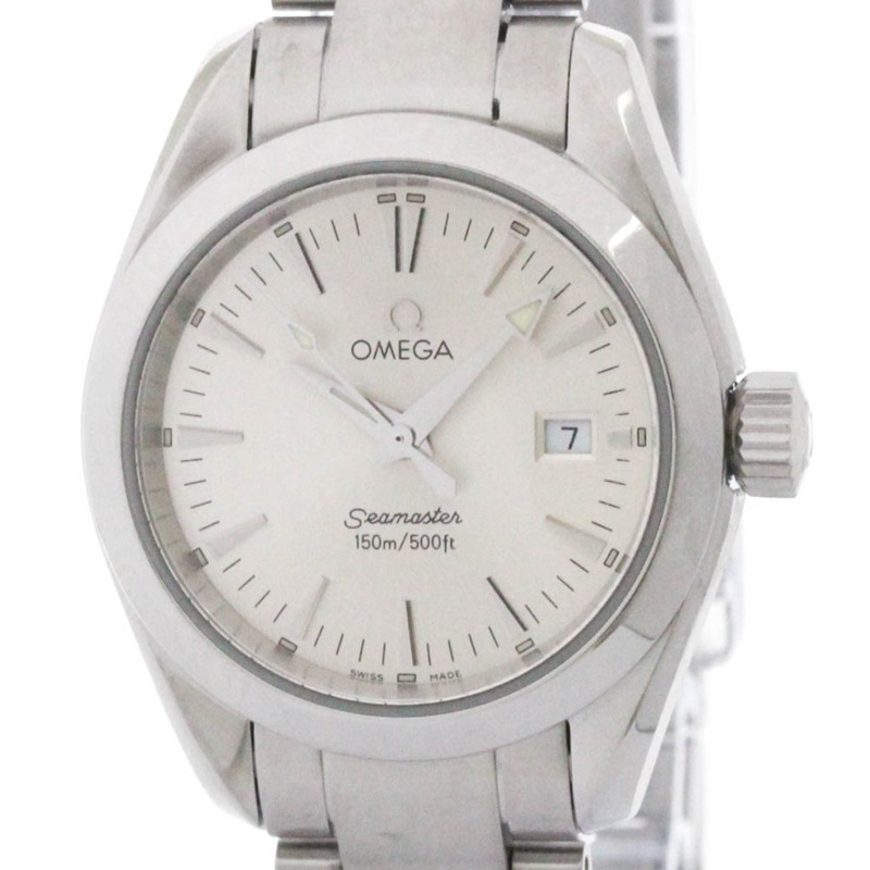 歐米茄海馬系列Aqua Terra精鋼石英女錶2577.30拋光款-0