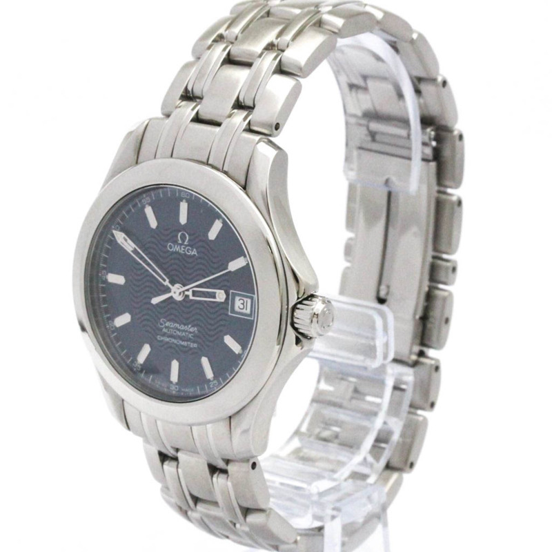 歐米茄海馬系列120公尺天文台認證自動男士腕錶 2501.81 拋光款-1