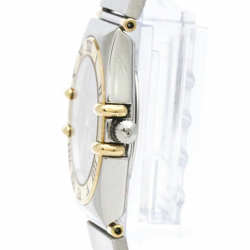 歐米茄星座系列18K金精鋼女錶795.1080拋光款-3