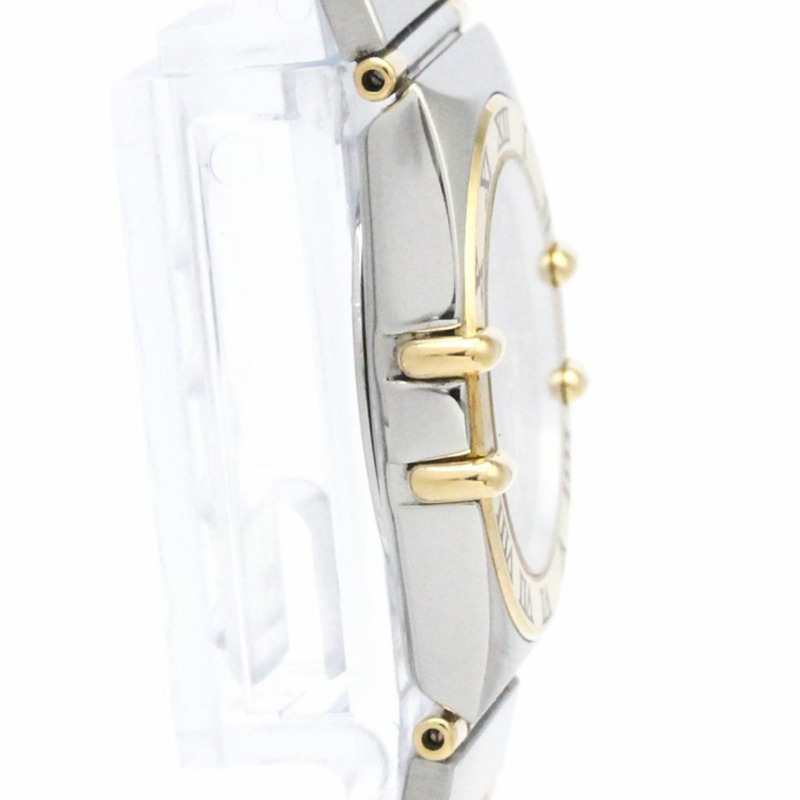 歐米茄星座系列18K金精鋼女錶795.1080拋光款-7