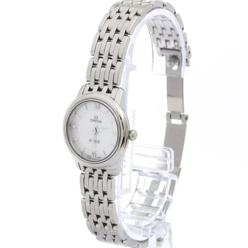 歐米茄碟飛系列尊貴珍珠貝母石英腕錶 424.10.24.60.05.001 拋光-1