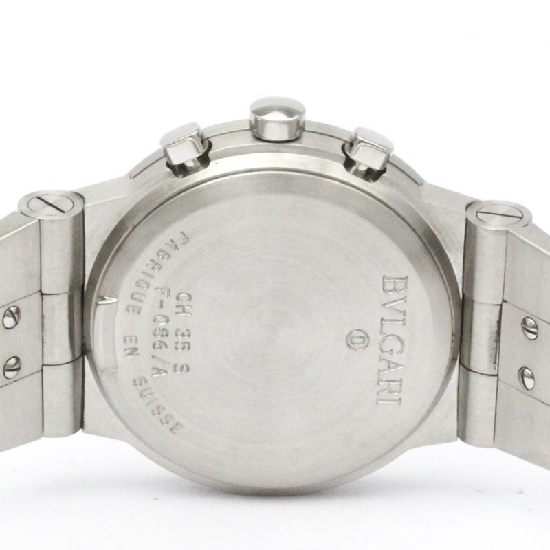 寶格麗 Diagono 計時碼錶精鋼石英男士腕錶 CH35S 拋光-5