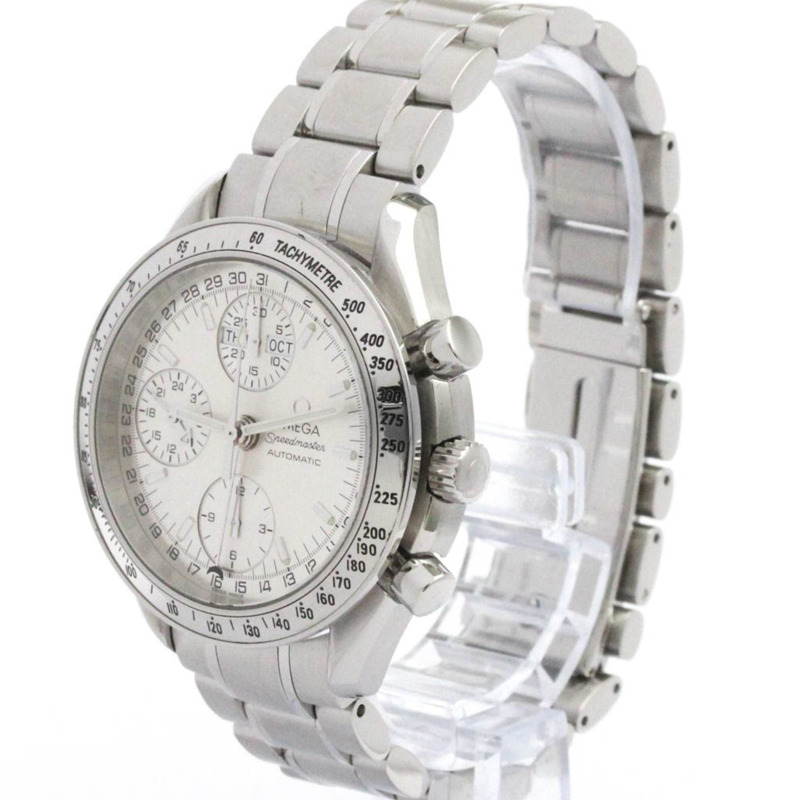 歐米茄超霸系列三曆自動上鍊精鋼腕錶 3523.30 拋光-1