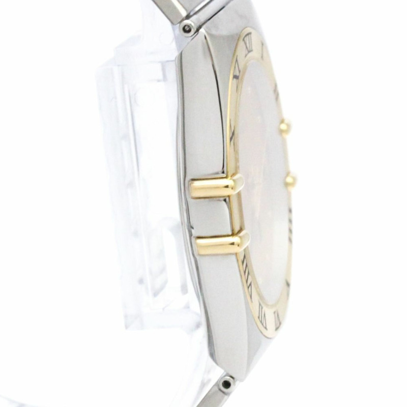 歐米茄星座系列18K金精鋼石英男士腕錶396.1070拋光款-7