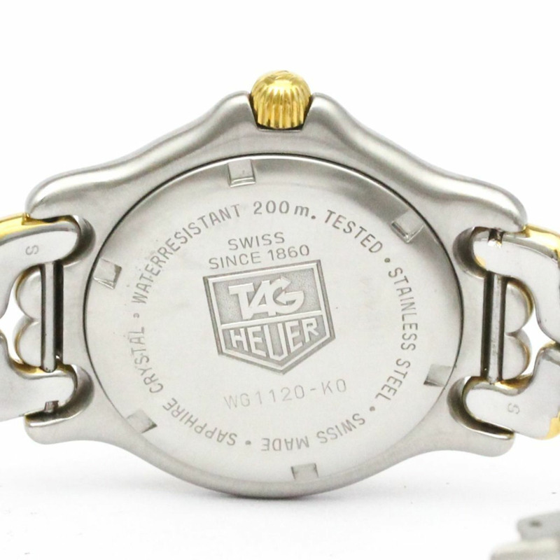TAG HEUER Sel Professional 200公尺鍍金鋼錶 WG1120 拋光-5