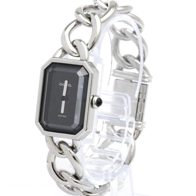 香奈兒 Premiere 系列 L 碼精鋼石英女士腕錶 H0452 拋光-1