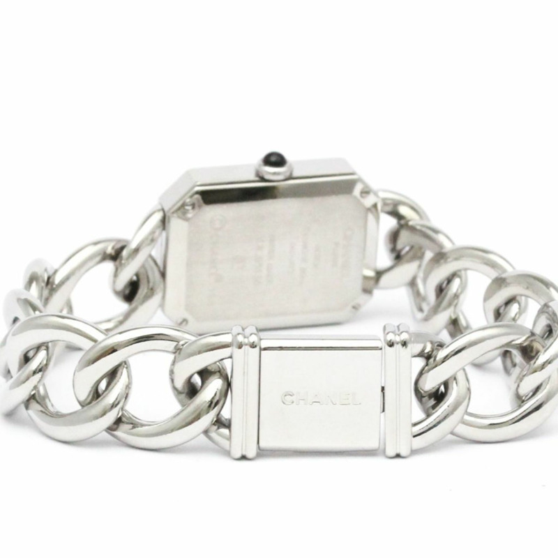 香奈兒 Premiere 系列 L 碼精鋼石英女士腕錶 H0452 拋光-4