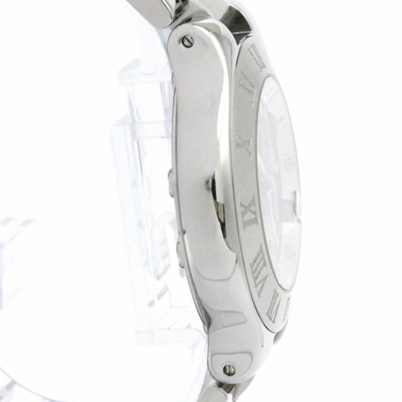 卡地亞 Must 21 Chronoscaph 精鋼石英男士腕錶 W10172T2 拋光-7