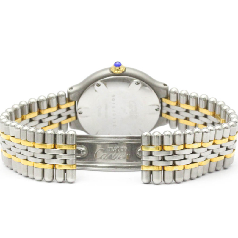 卡地亞 Must 21 鍍金精鋼石英女士腕錶 W10051F4-4