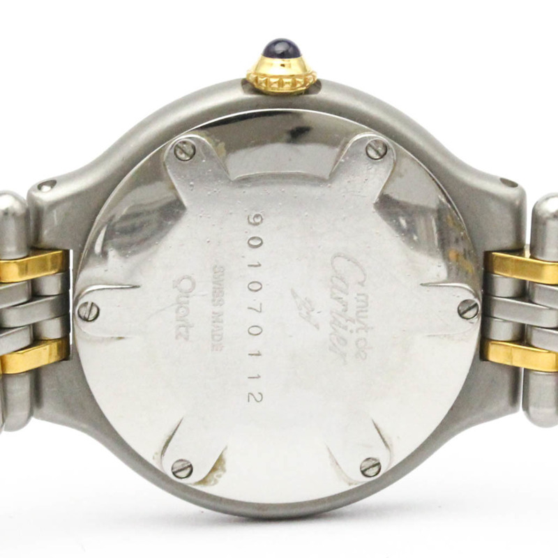 卡地亞 Must 21 鍍金精鋼石英女士腕錶 W10051F4-5