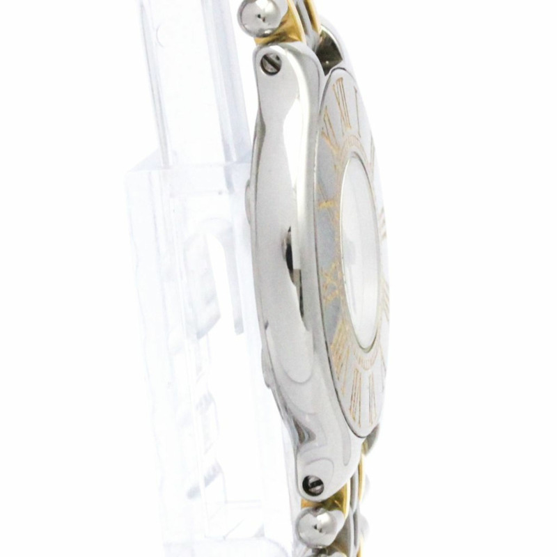 卡地亞 Must 21 鍍金精鋼石英女士腕錶 W10051F4 拋光-7