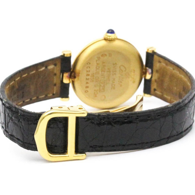 卡地亞 Must Vendome 鍍金石英女士腕錶 W1006554-4