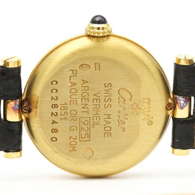 卡地亞 Must Vendome 鍍金石英女士腕錶 W1006554-6