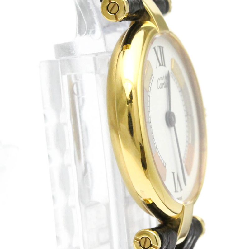 卡地亞 Must Vendome 鍍金石英女士腕錶 W1006554-8