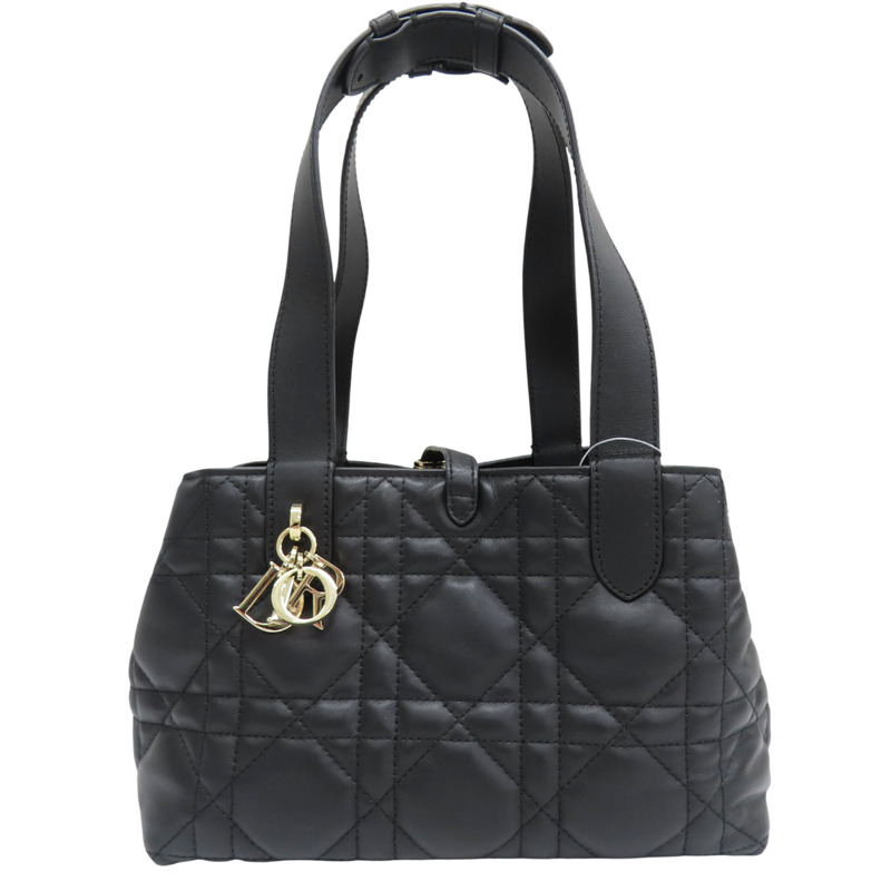 黑色 羊皮 Dior Toujours 小型 手提包【Dior 迪奧】 M2822OSNW_M900-0