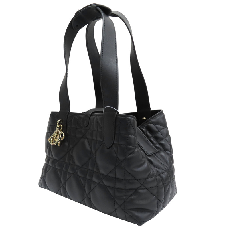 黑色 羊皮 Dior Toujours 小型 手提包【Dior 迪奧】 M2822OSNW_M900-2