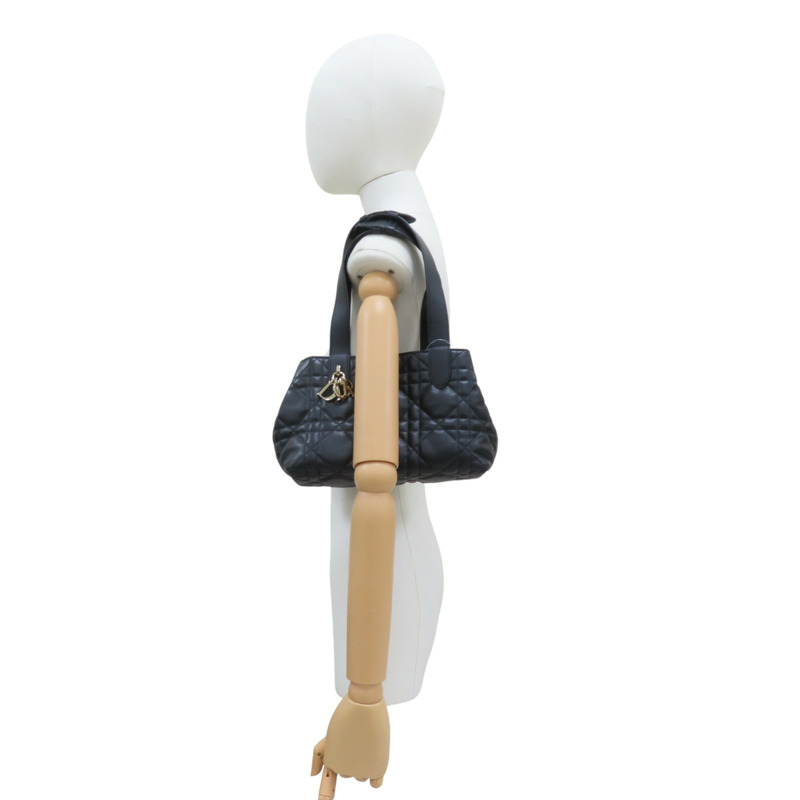 黑色 羊皮 Dior Toujours 小型 手提包【Dior 迪奧】 M2822OSNW_M900-10