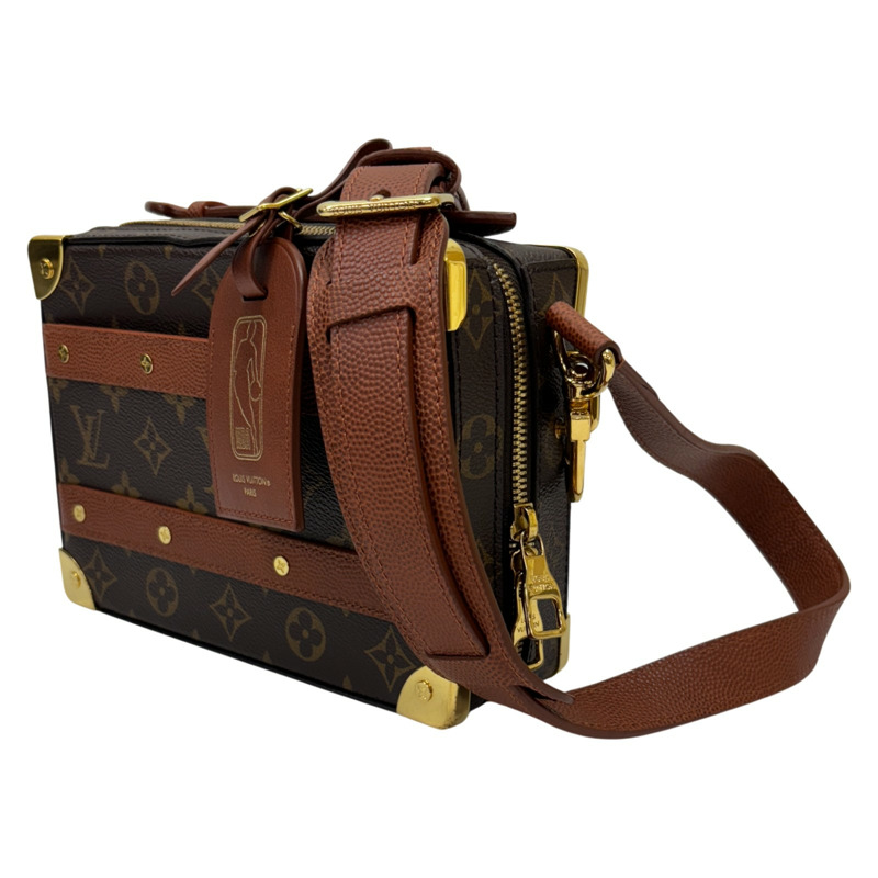 NBA 聯名款 Trunk硬盒子肩背斜背包芯片款 【LOUIS VUITTON LV 路易威登】 M45785-1
