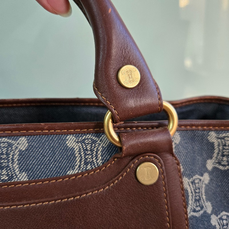 CELINE Boogie Bag 單寧醫生包 手提包-3