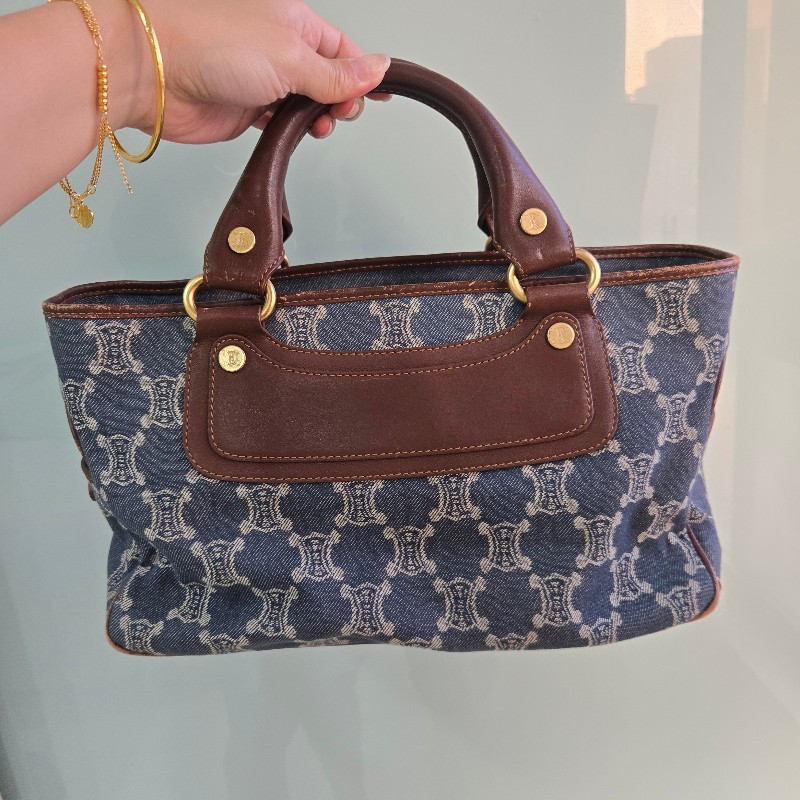 CELINE Boogie Bag 單寧醫生包 手提包-6