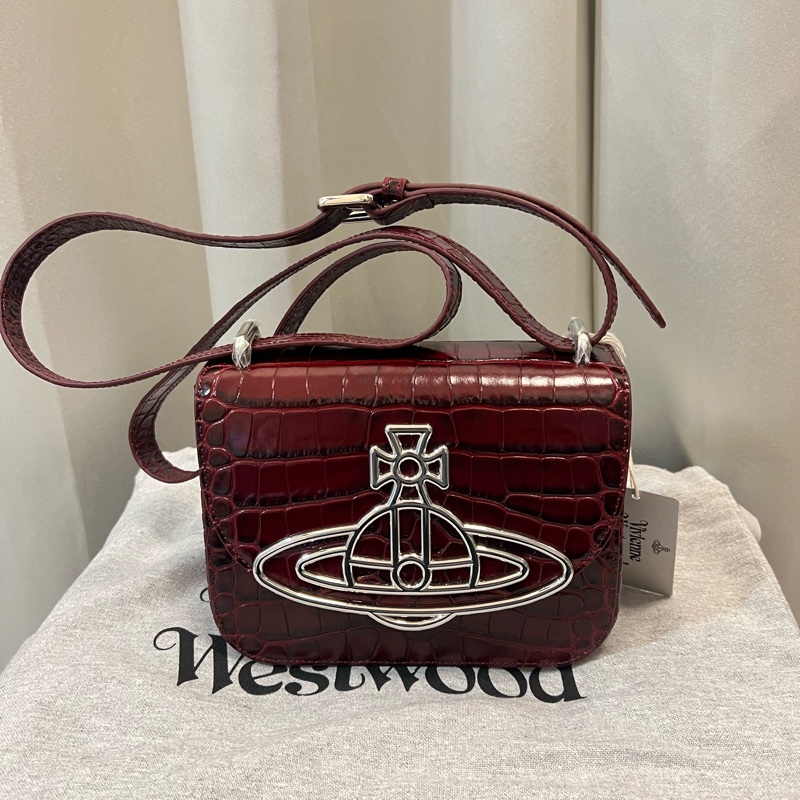 Vivienne Westwood Linda 鱷魚壓紋包-1