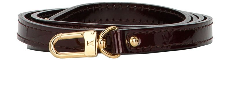 LV Alma bb 美拉德酒紅色漆皮貝殼包-4