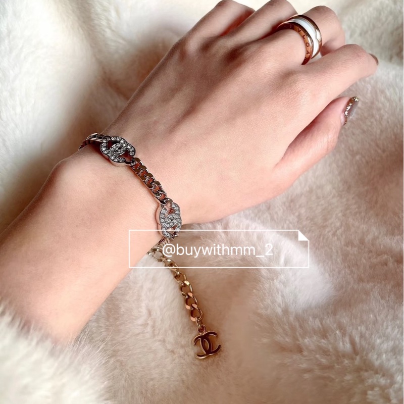 ⭐️賣場有滿額折扣⭐️全新Chanel三花手鏈-3