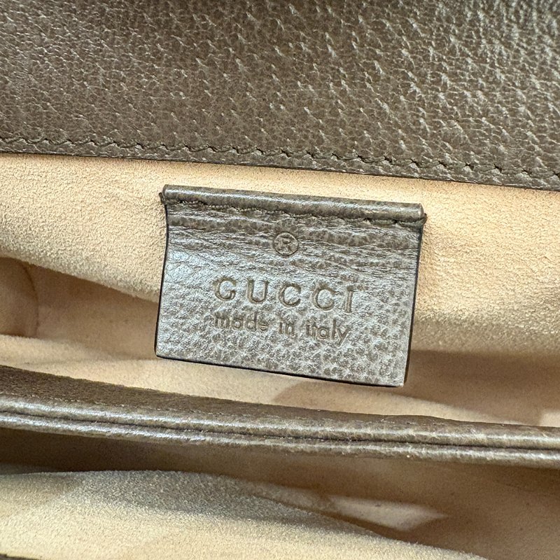 【現貨|快速出貨】GUCCI Ophidia GG Mini Bag|經典老花迷你包|復古綠紅織帶|斜背肩背兩用-15