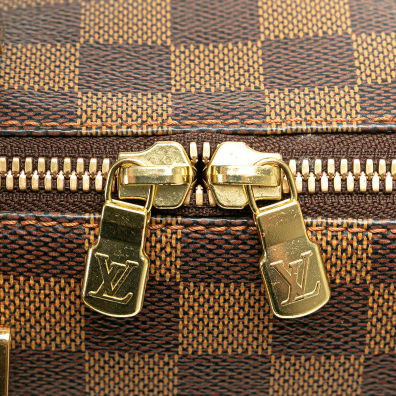 路易威登 Damier Rivera 迷你手提包 N41436 棕色 Ebene 皮革 女士 LOUIS VUITTON-4