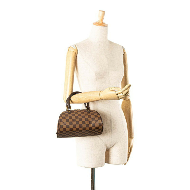 路易威登 Damier Rivera 迷你手提包 N41436 棕色 Ebene 皮革 女士 LOUIS VUITTON-8