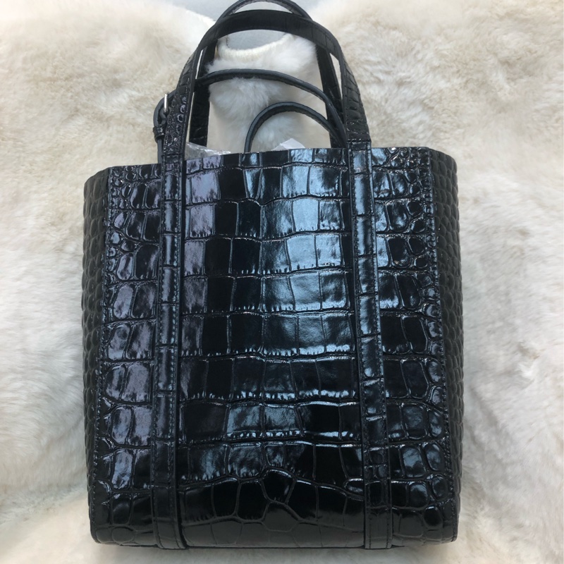 Balenciaga 巴黎世家 鱷魚紋小Tote bag I993WH-1