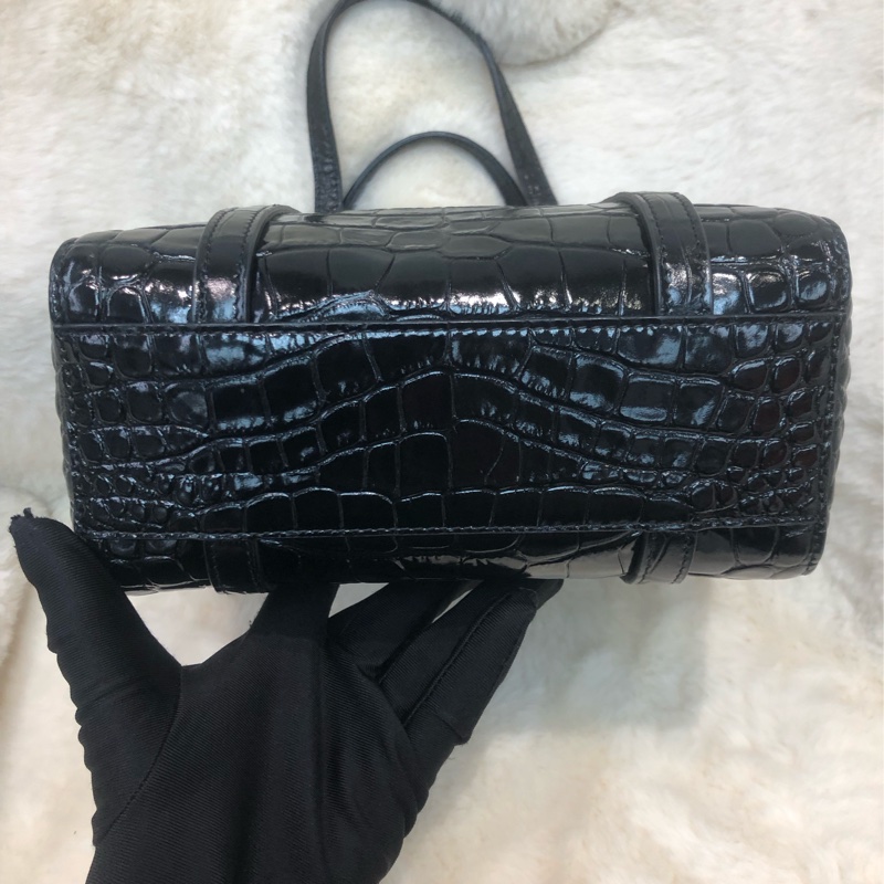 Balenciaga 巴黎世家 鱷魚紋小Tote bag I993WH-4