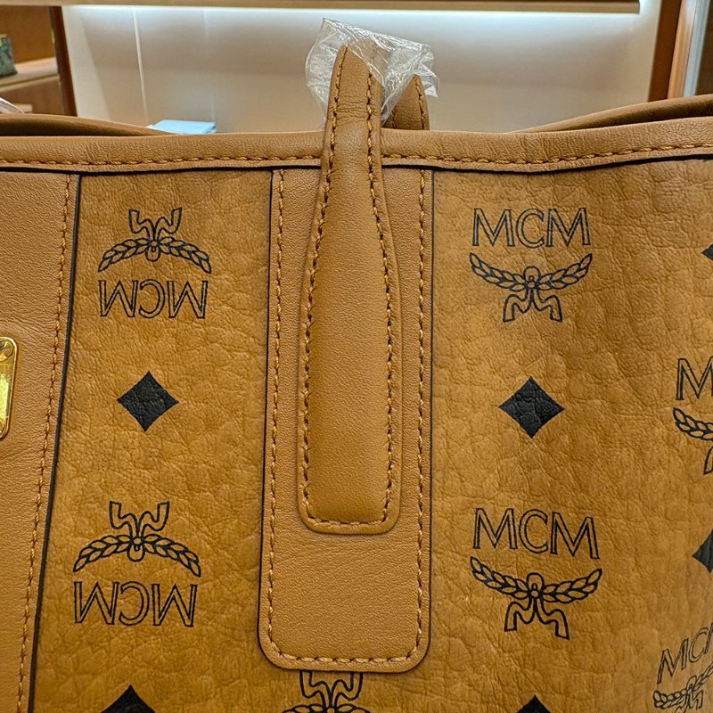 【現貨｜快速出貨】MCM Liz Vi Small Shopper 小號托特包｜雙面可用｜經典Visetos老花通勤包｜附小包-4