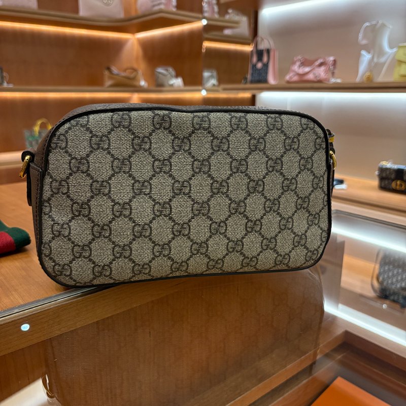 【現貨|快速出貨】Gucci Neo Vintage GG Supreme Messenger Bag|復古老花斜背包|郵差包設計|男女通用-4