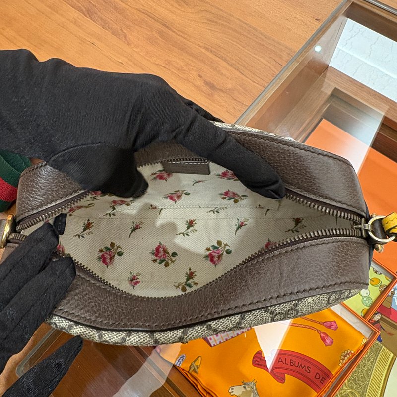 【現貨|快速出貨】Gucci Neo Vintage GG Supreme Messenger Bag|復古老花斜背包|郵差包設計|男女通用-7