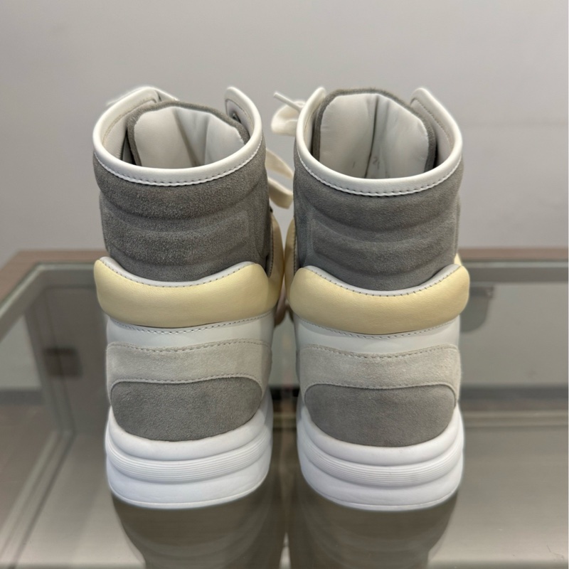 Chanel香奈兒 灰色麂皮拼粉色雙C女款運動鞋 37碼全新專櫃正品-11