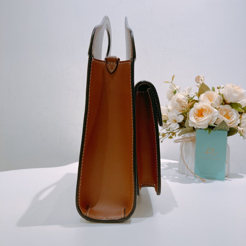 TW4535 Burberry 巴寶莉 迷你 雙拼色手提斜挎包 Mini Pocket Tote Bag-2