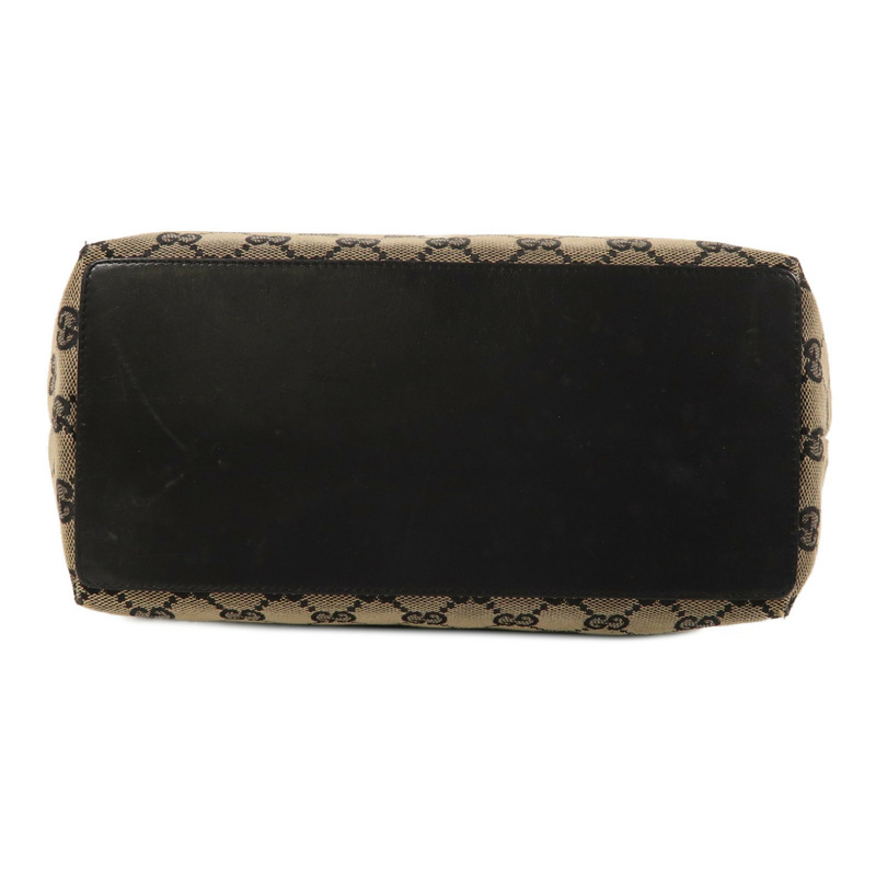 GUCCI 帆布Tote Bag金扣肩背袋-3