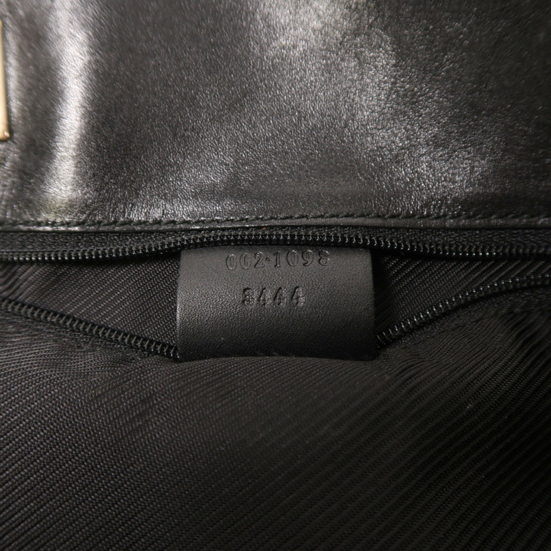 GUCCI 帆布Tote Bag金扣肩背袋-6